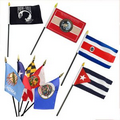 Custom Handy Plastic Stick Flags